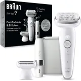 Braun Silk-épil 9-341 SensoSmart weiß/silber