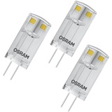 Osram LED Base Pin G4 1,8W 2700K klar, 3er