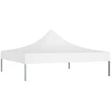 Keketa Pavillondach Partyzelt Dach Ersatzdach Pavillondach Ersatzdach für Pavillon Gartenzelt Festzelt Pavillonabdeckung UV- und Wasserbeständig 2x2 m Weiß 270 g/m2
