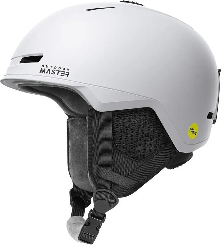 OutdoorMaster Diamond II MIPS Skihelm Weiß Größe S
