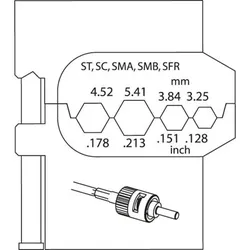 8140-12 Modul-Einsatz für Lichtwellenleiter
