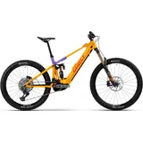 Ghost E-RIOT CF FULL PARTY - 29/ 27,5 Zoll 800Wh 12K Fully - orange dazzling mango/ diva purple - L