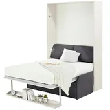 nehl Schrankbett  2weiRaumWunder ¦ grau ¦ Maße (cm): B: 169 H: 230 T: 119.0