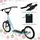 Homcom Kinderscooter mit Handbremse blau