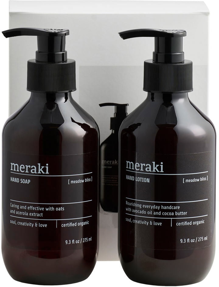 Meraki - Geschenk-Box, Meadow Bliss Handseife & Handlotion, 275 ml (2er-Set)