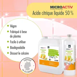Höfer Chemie Zitronensäure 50% flüssig Entkalker 1 l