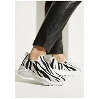 French Connection Slipper Damen Schwarz/Weiß 43
