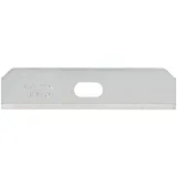 OLFA - Pack de 10 cuchillas trapezoidales 50x12,5x0,4 mm plateadas