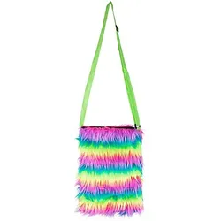 Tasche "Plüsch", neon-bunt