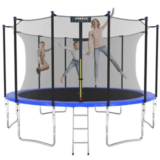 430 cm inkl. Sicherheitsnetz und Leiter Blau