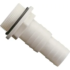 HAF Schlauchtülle 32 mm x 1 1/2" Weiß