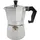 Intirilife Espressokocher 160 ml 3 Tassen Silber