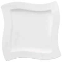 Villeroy & Boch NewWave 4x Frühstücksteller, Porzellan, weiß