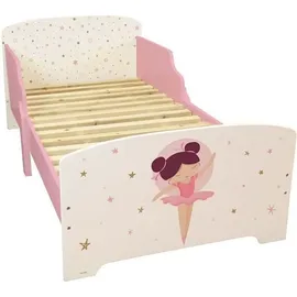 Funkhouse Kinderbett Ballerina 140 x 70 cm MDF weiß