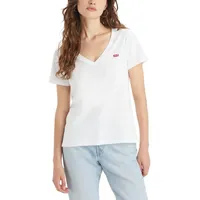Levi's Perfect Vneck T-Shirt, Weiß (White + 0002), Medium