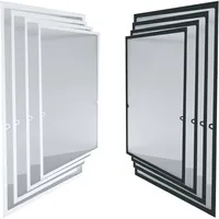 Grafner Grafner® Insektenschutz Fliegengitter 110x130 cm Fenstergitter anthrazit IS11074
