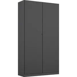 Rauch Drehtürenschrank »Ontario«, Metallgriffstück in Graumetallic, grau