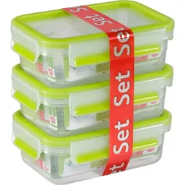 Emsa Frischhaltedosen Clip & Close grün 3 x 0,55 l