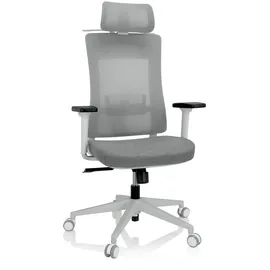 HJH Office Comfio Wmh Netzstoff Grau