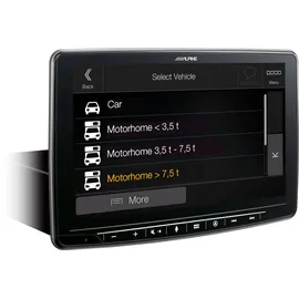 Alpine INE-F904DC 1-DIN Navigationssystem mit 9-Zoll Touchscreen