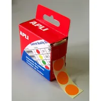 Agipa 115012 Markierungspunkte, Durchmesser: 15 mm, rund, orange
