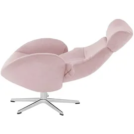 Sofa.de Fernsehsessel Globe Mikrofaser 79 x 111 x 84 cm Rosa/Pink drehbar