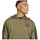 adidas Men's Essential Three Stripes Fleece Zipper Hoodie, Olive strata/Black, XL