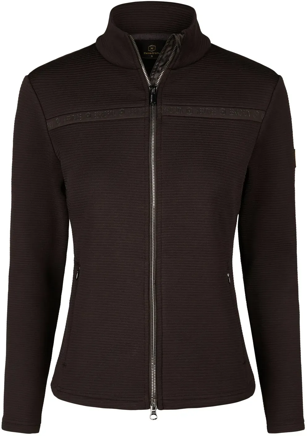 ESKADRON Heritage Zip-Shirt black truffle XL