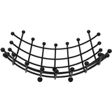 JUSTINUS Obstschale LifeStyle 32 x cm Edelstahl Schwarz