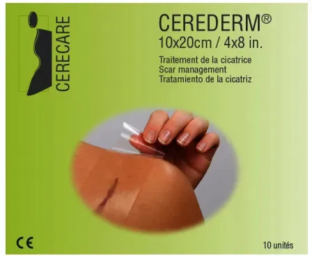 Cerederm Pflaster Behandlung Von Narben 10x20cm 10 Stück (4309674)