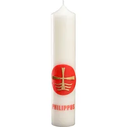 Apostelkerze PHILIPPUS mit Wachsauflage Elfenbein 300 x Ø 60 mm, 1 Stück
