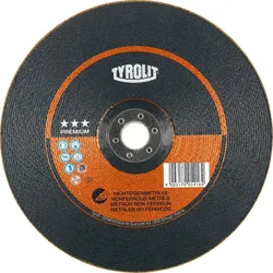 Tyrolit Schruppscheibe Premium, Bohrung 22,23mm, Stärke 7mm, für Nichteisenmetalle