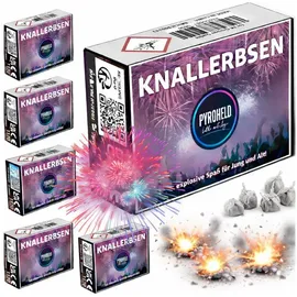 pyroheld 2500x Fun Snaps - Knallteufeln & Knallerbsen - Ideal für Jugendliche und Kinder Jugendfeuerwerk für Silvester (2500x)