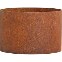 Estexo Hochbeet Pflanzring Edelrost Ø 40 cm Grau
