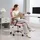 Homcom Bürostuhl Ergonomischer Drehstuhl Rosa