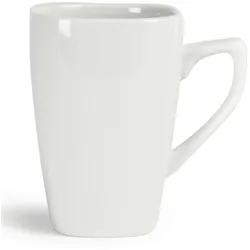 Gastronoble Olympia Whiteware quadratische Kaffeebecher - 28,4cl - 24 Tassen - Becher