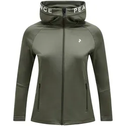 PEAK PERFORMANCE Damen Kapuzensweat W Rider Zip, PINE NEEDLE/PINE NEEDLE/, XL