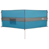 vidaXL Camping-Windschutz Blau 344x120 cm Wasserdicht