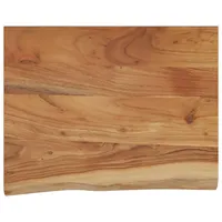 VidaXL Wandregal 50x40x2,5 cm Rechteckig Massivholz Akazie Baumkante