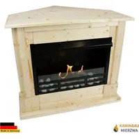 Gelkamin Ethanolkamin Kaminofen Eckkamin Rafael Deluxe Royal - Natur