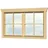 SKANHOLZ Doppelfenster 2-flügelig 134,2 x 88,3 cm Beige