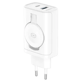 Hardy 3MK HARDY Charger PD 2in1 33W für Apple iPhone/Watch/iPad - Weiß