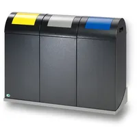 VAR VAR® Wandhalterung für Wertstoffsammler, 3-fach
