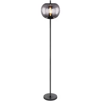 GLOBO 15345S STEHEUCHTE SCHWARZ GLAS STEHLAMPE WOHNZIMMER SCHLAFZIMMER 71018495