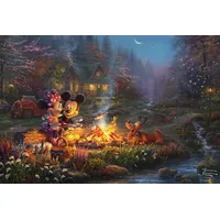 Schmidt Spiele Disney Mickey and Minnie Sweatheart Campfire 200 Teile