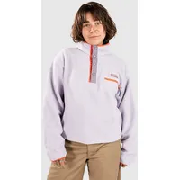 Columbia Cropped Fleece Pullover Sweatshirt Lavender Pearl M