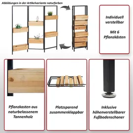 MCW L32 118 x 13 x 116 cm Schwarz-Braun