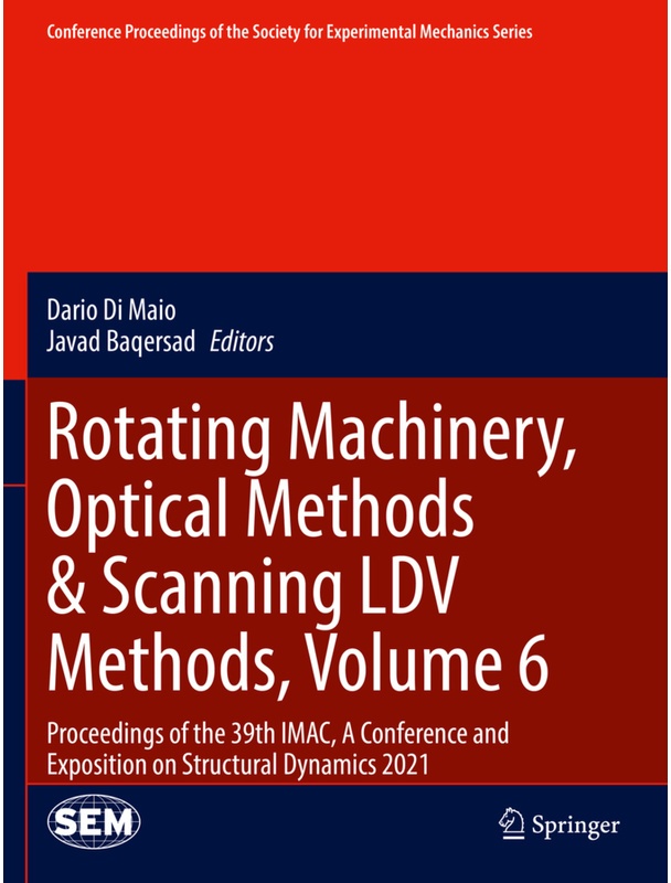 Rotating Machinery, Optical Methods & Scanning Ldv Methods, Volume 6, Kartoniert (TB)