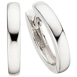 Paar Creolen "Schmuck Geschenk Silber 925 Klappcreole", silber (silberfarben), ANISTON JEWELRY & WATCHES, Ohrringe, Damen, Silber 925 (Sterlingsilber)