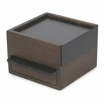 Umbra - Stowit Mini Schmuckkasten, Walnuss / schwarz
